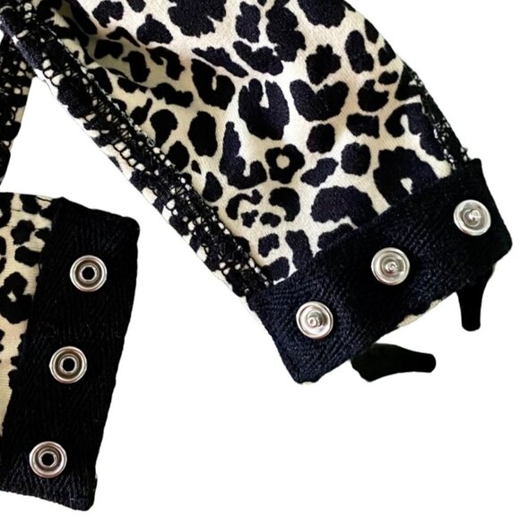 Socialite Curve Square Neck Animal Print Bodysuit 1X NEW - Picture 6 of 8